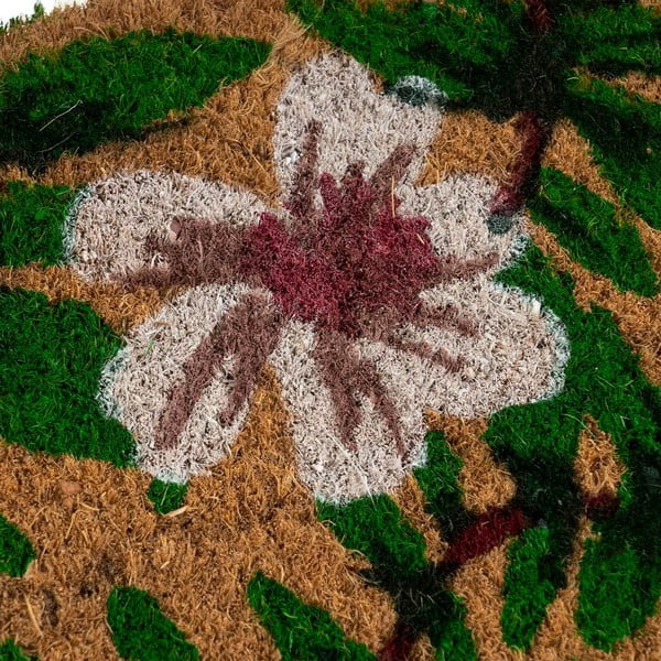 Wycieraczka z włókna kokosowego 40x60 cm Leafy – Casa Selección-image-1