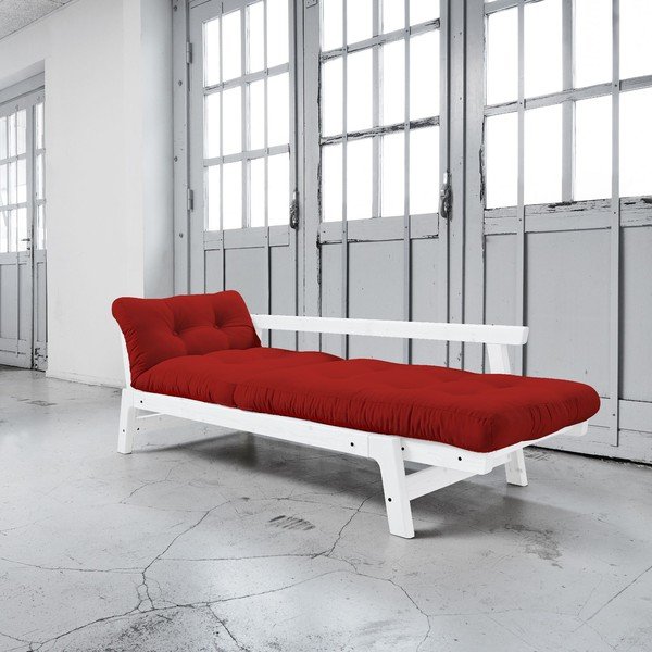 Sofa rozkładana Karup Step White/Red-image-3