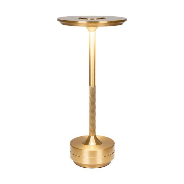 Lampa stołowa LED w kolorze złota (wysokość 28,5 cm) Shipham – House Nordic-image-4