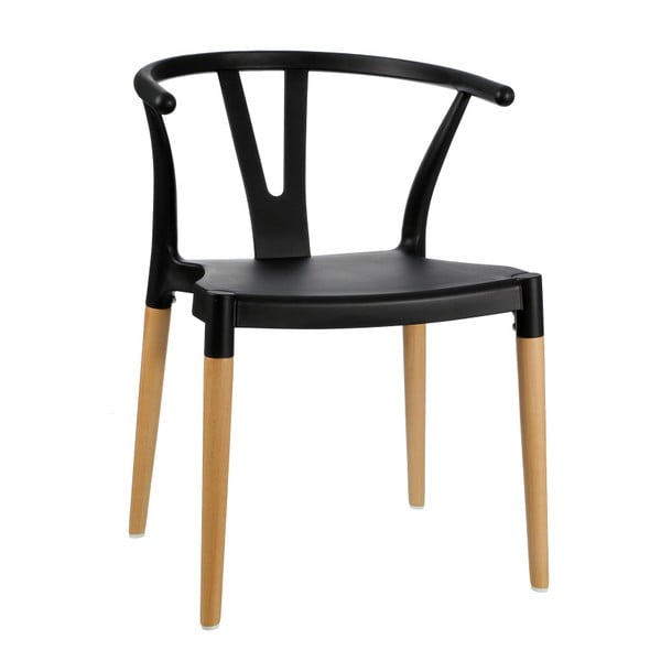 Czarne krzesło Ixia Karen