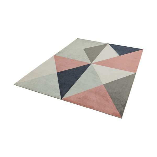 Różowo-szary dywan Asiatic Carpets Riley Carisso, 200x290 cm-image-2