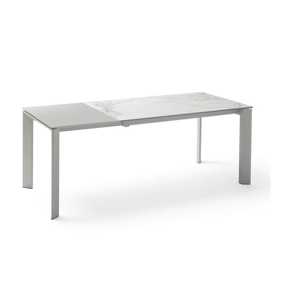Szary stół rozkładany do jadalni sømcasa Tamara Blanco, dł. 160/240 cm