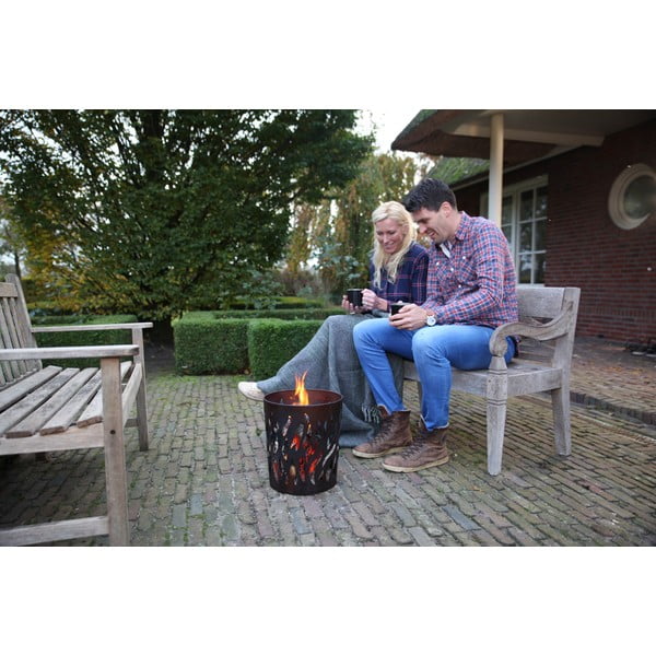 Palenisko metalowe Esschert Design Fire, ⌀ 32 cm-image-1