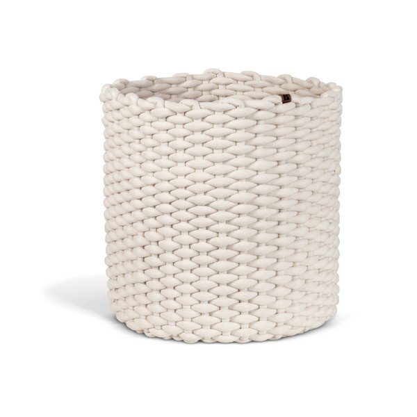 Tekstylny koszyk ø 40x40 cm Peach Skin Round XL – Bigso