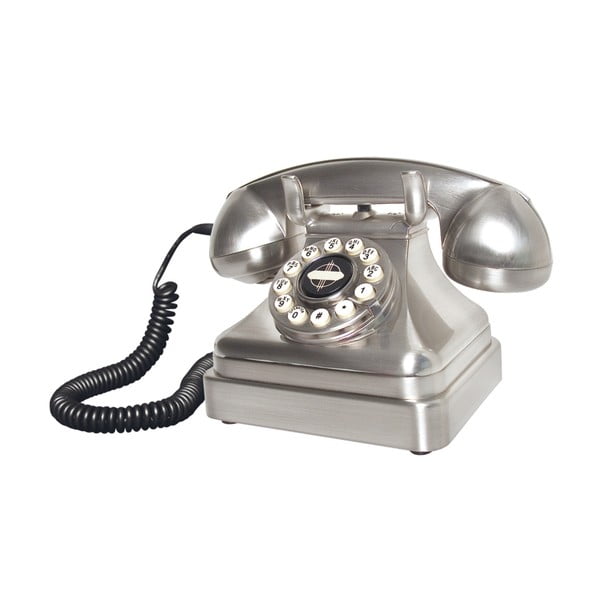 Telefon stacjonarny w stylu retro Chrome Lobby