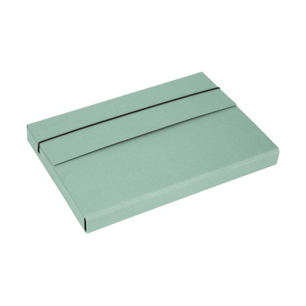 Zielony kartonowy organizer Olof Canvas Paper Laminate – Bigso-image-2