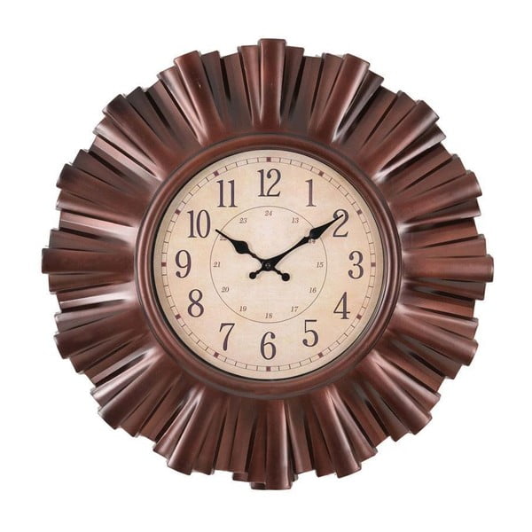 Zegar naścienny Clock In Brown