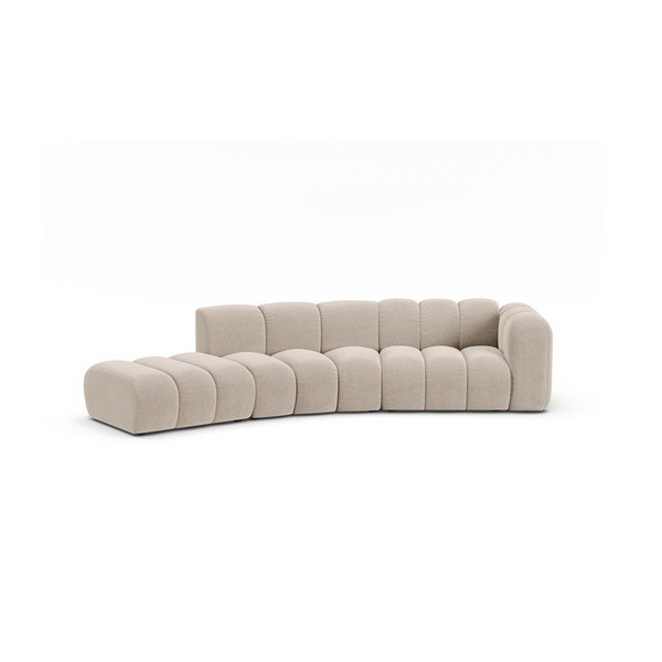 Beżowy narożnik (prawostronny) Lupine – Micadoni Home