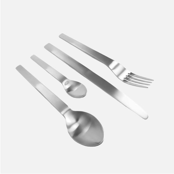 Sztućce ze stali nierdzewnej w kolorze srebra 24 szt. Boldi – FABINI-image-3