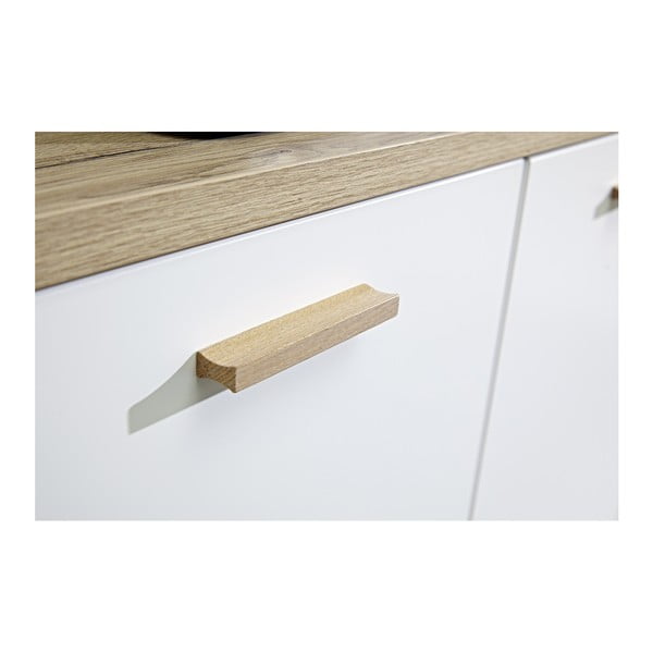 Biała 3-drzwiowa komoda z szufladami Germania Oslo-image-3