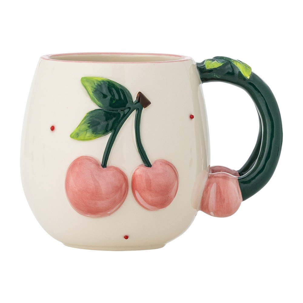 Kremowy kubek ceramiczny 420 ml Berrie – Bloomingville