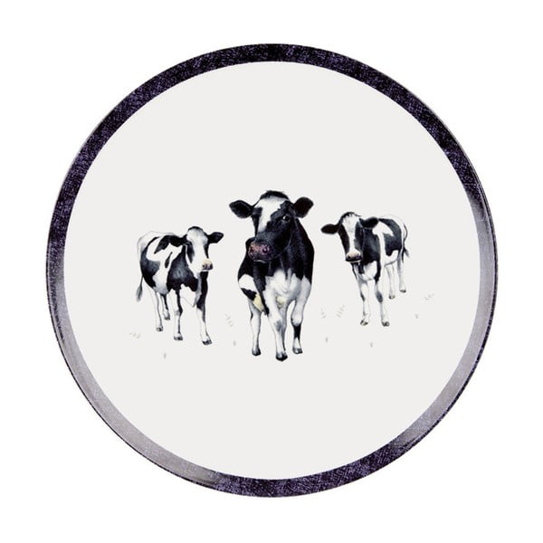 Talerz z porcelany kostnej Ashdene Dairy Belles, ⌀ 27 cm