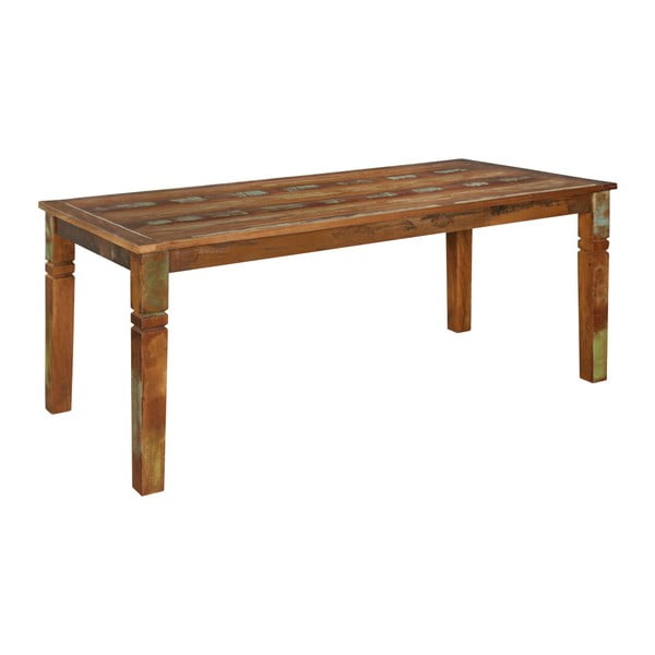 Stół z drewna mango z recyklingu Skyport KALKUTTA, 180x90 cm