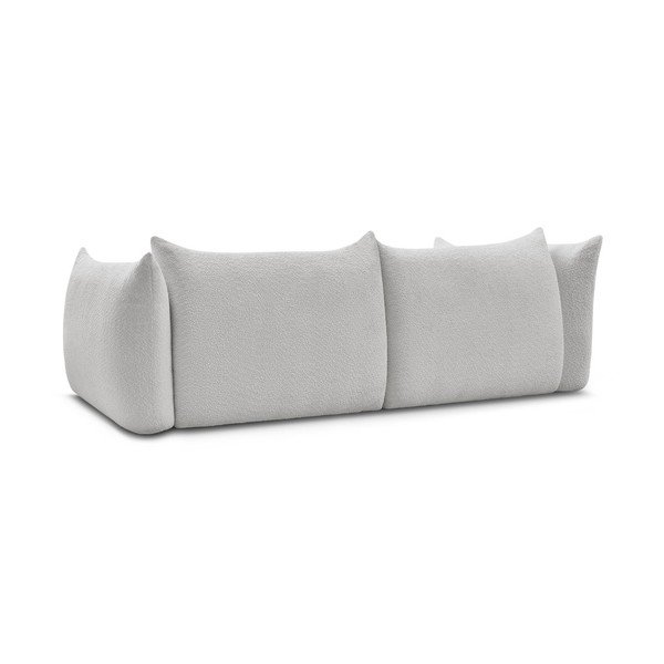 Jasnoszara sofa z materiału bouclé 286 cm Azra – Bobochic Paris-image-4