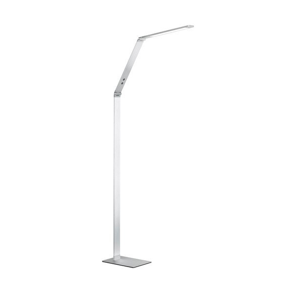 Lampa stojąca LED ze ściemniaczem w kolorze srebra (wysokość 133 cm) Geri – Fischer & Honsel
