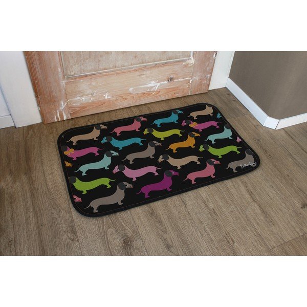 Wycieraczka 45x75 cm Dachshunds in Colours – Butter Kings-image-1