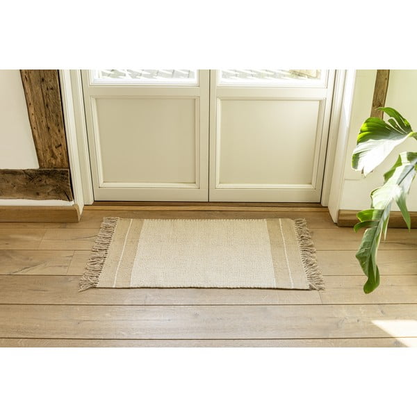 Beżowy dywanik łazienkowy z juty Wenko Pica, 50x80 cm-image-2