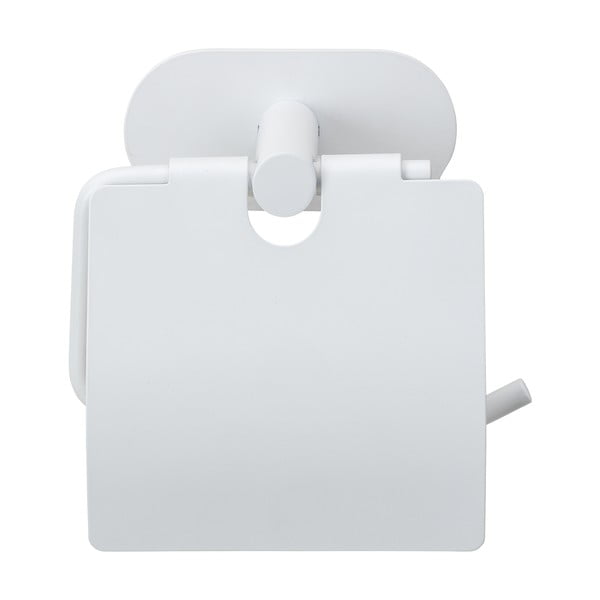 Biały samoprzylepny uchwyt na papier toaletowy ze stali nierdzewnej Orea – Wenko-image-3