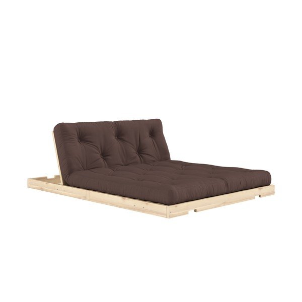 Ciemnobrązowa rozkładana sofa 145 cm Flip – Karup Design-image-4