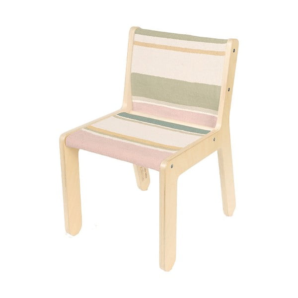 Krzesło dziecięce w naturalnym kolorze Kaarol Earth – Lorena Canals