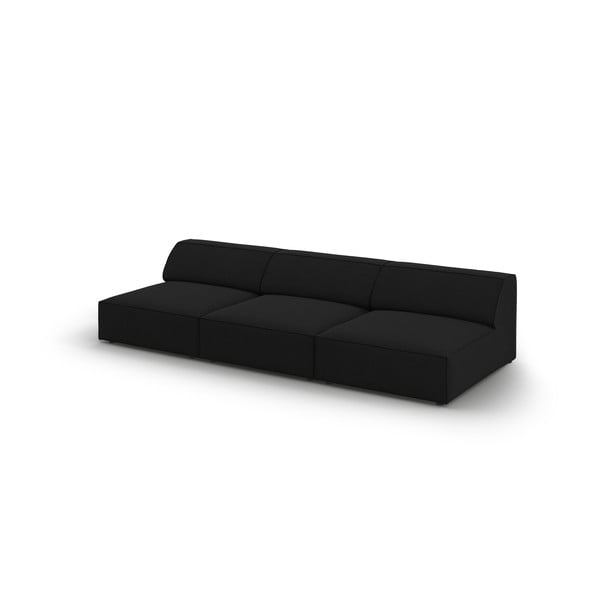 Czarna sofa 240 cm Jodie – Micadoni Home-image-1