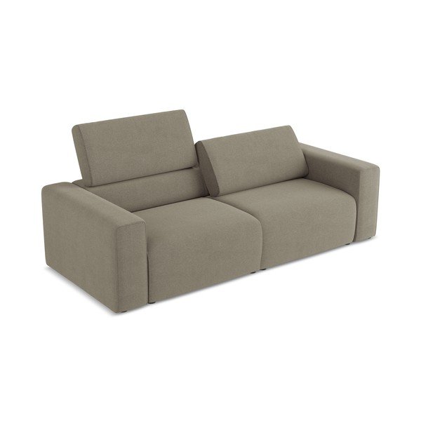Jasnobrązowa sofa modułowa 224 cm Kalea – Makamii-image-1