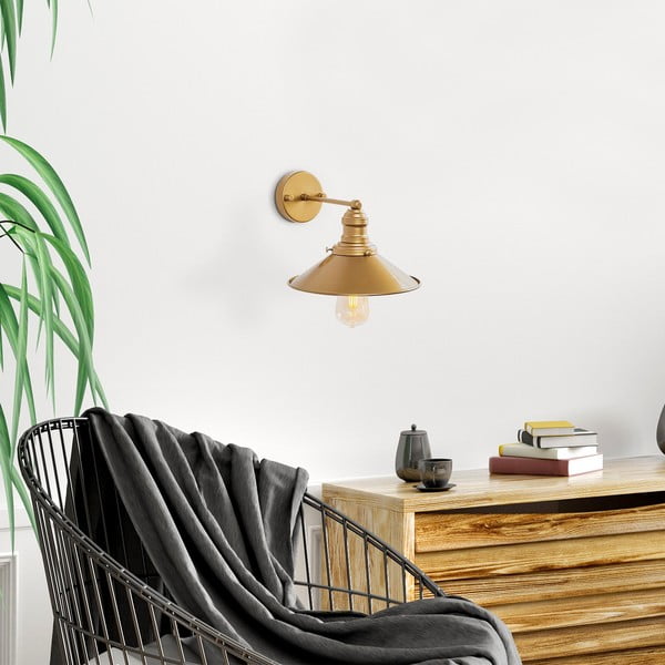 Kinkiet w kolorze złota ø 24 cm Conical – Opviq lights-image-3