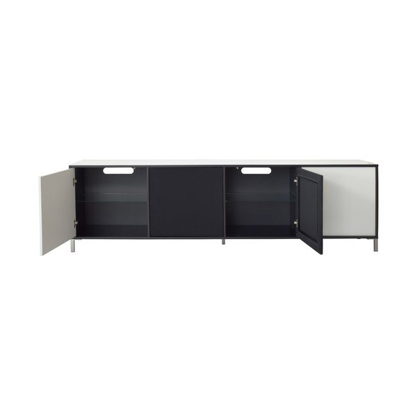 Stolik TV Happy, czarno-biały-image-1
