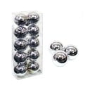 Srebrne bombki zestaw 10 szt. Navidad – Casa Selección, ø 5 cm