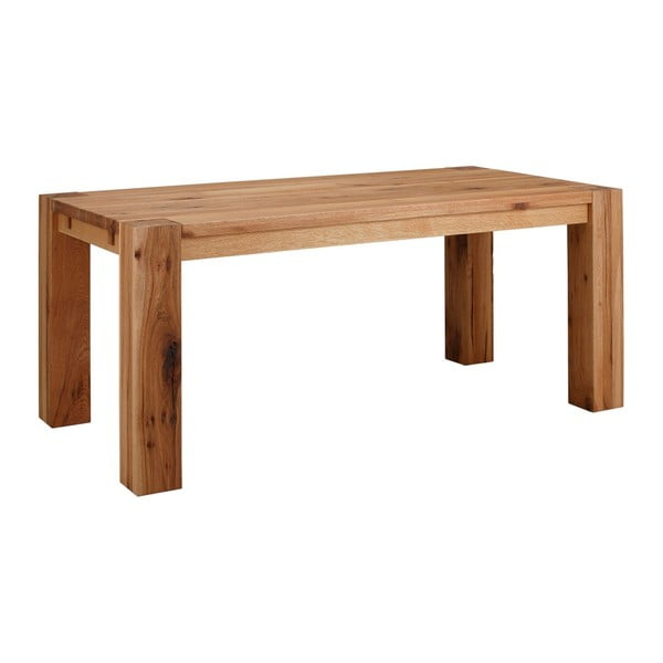 Stół z litego drewna dębowego Støraa Matrix, 90x220 cm