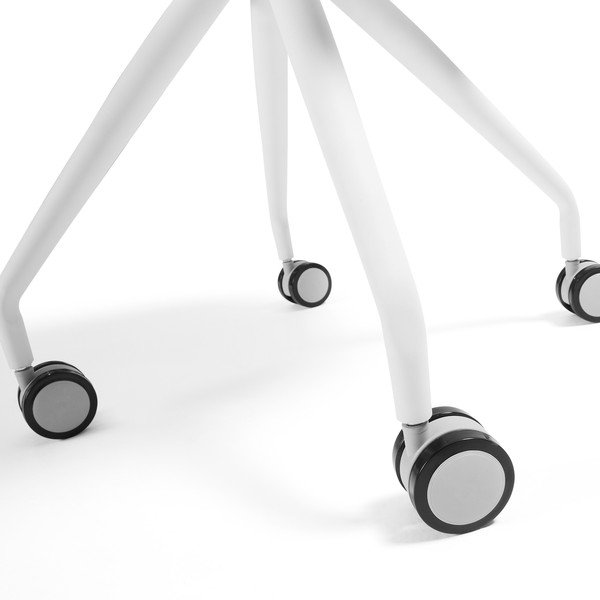 Białe krzesło biurowe Kave Home Lars-image-3