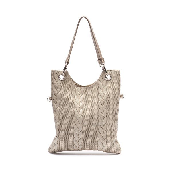 Skórzana torebka Mangotti 877, beżowa