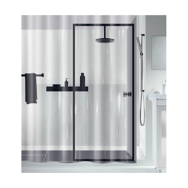 Zasłona prysznicowa 180x200 cm Illusion – Spirella
