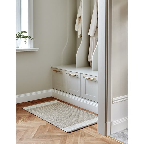 Beżowy dywan odpowiedni na zewnątrz 85x160 cm Edit Mud Vanilla – Pappelina-image-1