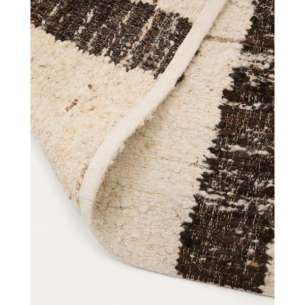 Kremowy wełniany dywan dwustronny 160x230 cm Hadin – Kave Home-image-4