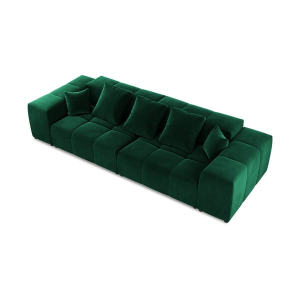 Zielona aksamitna sofa 320 cm Rome Velvet – Cosmopolitan Design-image-3
