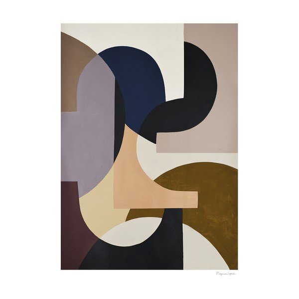 Plakat 50x70 cm Rosa – Berit Mogensen Lopez – The Poster Club