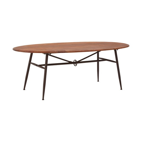 Stół z litego drewna orzechowego 104x219 cm New Foundry – Premier Housewares