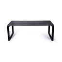 Szary stół ogrodowy Bonami Selection Strong, 210 x 100 cm