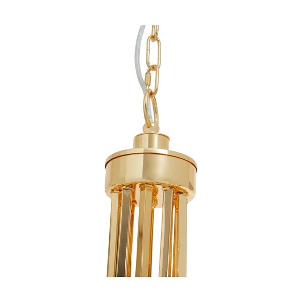 Metalowa lampa wisząca w kolorze złota Glamour – Premier Housewares-image-4