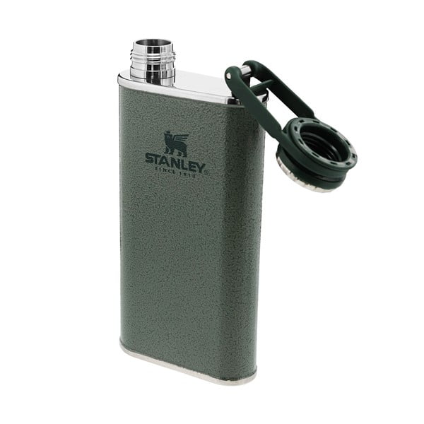Zielona piersiówka ze stali nierdzewnej 230 ml Easy-Fill Wide Mouth Flask Hammer Tone Green – Stanley-image-3