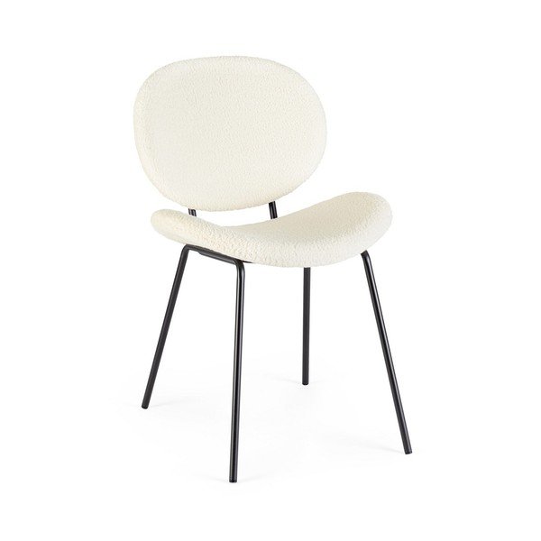 Białe tapicerowane krzesło Maddie – Yes Everyday