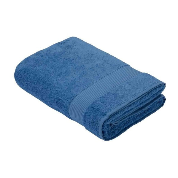 Ciemnoniebieski ręcznik bawełniany Bella Maison Basic, 50x90 cm