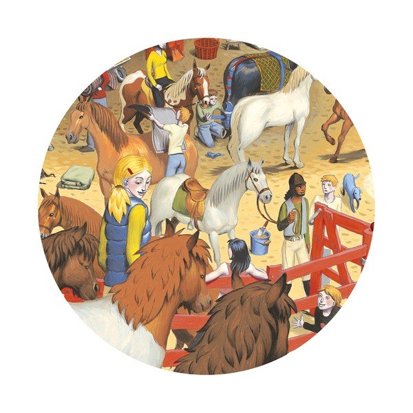 Dziecięce puzzle Djeco Observation Konie-image-4