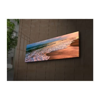 Podświetlany obraz Wallity Beach, 90x30 cm