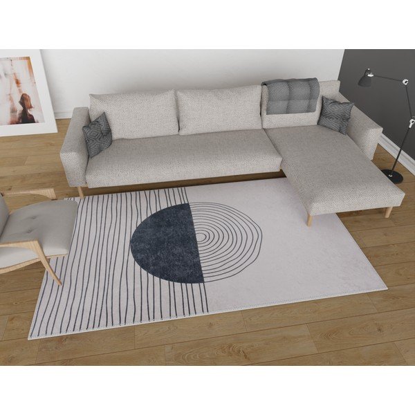 Kremowy chodnik odpowiedni do prania 80x200 cm – Vitaus-image-1