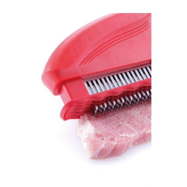 Czerwony nierdzewny zmiękczacz do mięsa Hendi-image-1