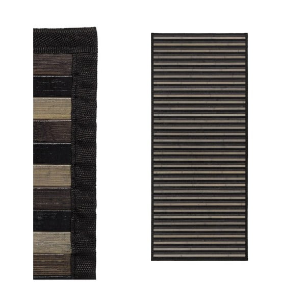 Szary bambusowy chodnik 75x175 cm – Casa Selección-image-2