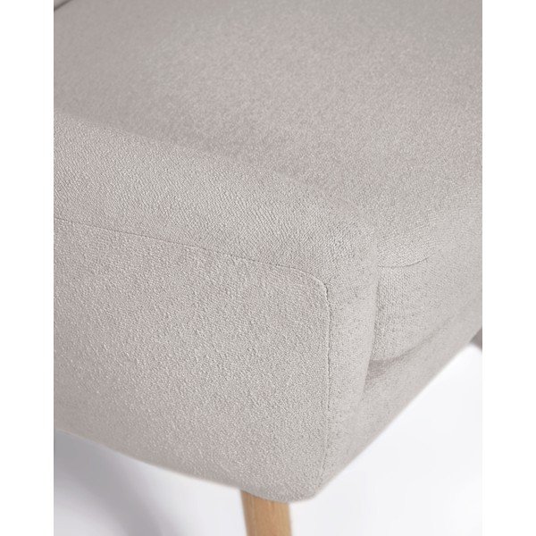 Szary fotel Candela − Kave Home-image-1