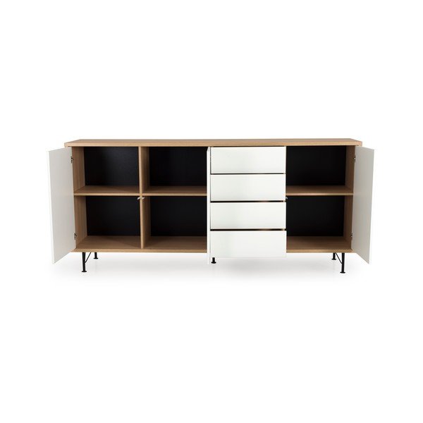 Biała komoda Tenzo Flow, dł. 217 cm-image-3
